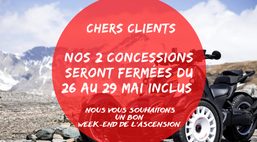 Fermeture exceptionnelle