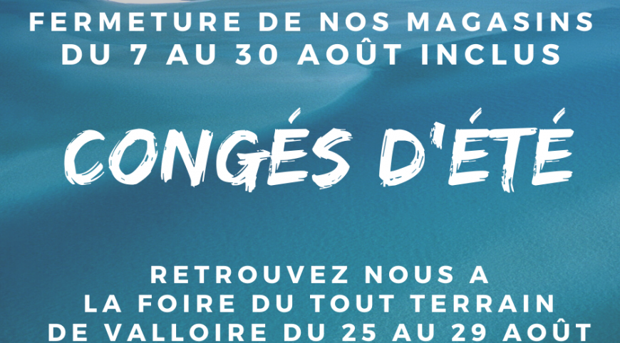 Vacances estivales